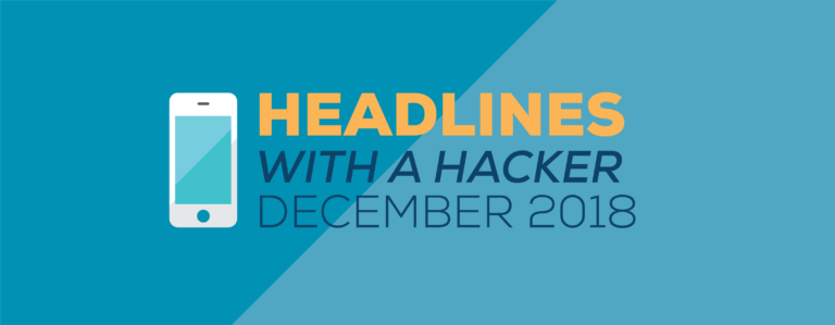 Headlines With A Hacker 2018 Header Illustration.