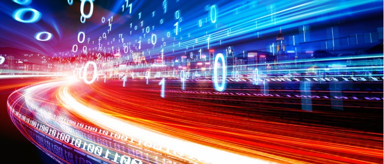 Stylized illustration of binary code.