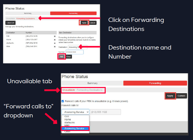 sip admin portal step 5