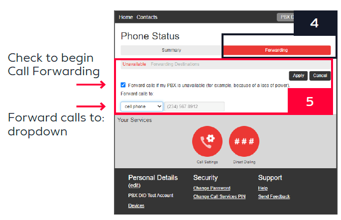 sip admin portal step 2