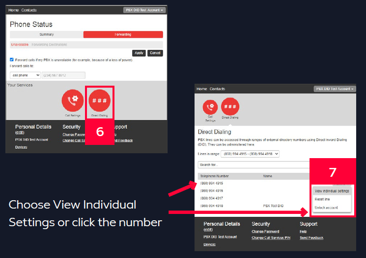 sip admin portal step 3