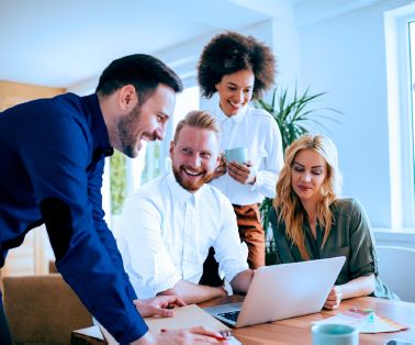 people collaborating